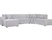 firenze hoekbank schuin silver