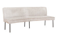 amalfi eetkamerbank ovaal schuin