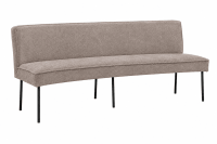 amalfi ovaal 200 schuin taupe