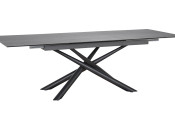 ceramic eettafel antraciet schuin uitschuif