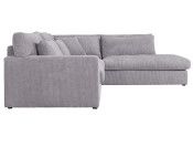 chester hoekbank ribcord grey zij