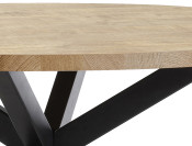 pasadenaeettafel rond mango detail