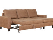 londen hoekbank cognac schuin lounge