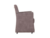 vino taupe stoel zij