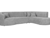 salvador hoekbank grey schuin