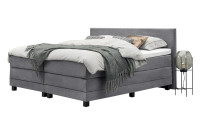 boxspring devon vast grijs schuin