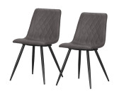 forrest stoel antraciet schuin set