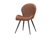 dakota stoel cognac schuin