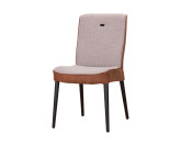 parker cognac stoel schuin