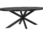 canberra eettafel ovaal schuin