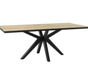 bordeaux eettafel schuin 