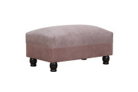 kasteelbank hocker roze schuin