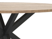 maverickeettafel ovaal detail