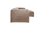 customize loungebank taupe schuin