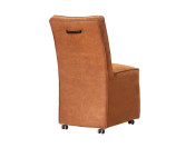 dolce cognac stoel achter