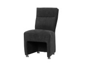 palermo graphite stoel schuin