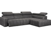 bizon hoekbank antraciet schuin relax