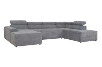 acropolis hoekbank grijs schuin