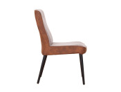 parker cognac stoel zij